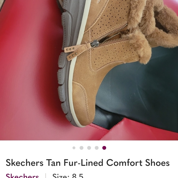 Skechers Brown Plush-Lined Footwear - Picture 2 of 3